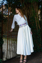 Ceinture OBI large vert/violet - CATHERINE VALENTIN