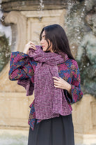 Étole YUKI bleu - CATHERINE VALENTIN