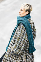 Étole YUKI bleu - CATHERINE VALENTIN