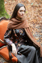 Étole YUKI marron fauve - CATHERINE VALENTIN