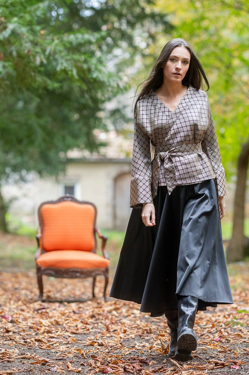 Jupe TENKO noire - CATHERINE VALENTIN