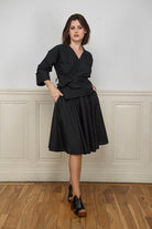 Jupe TENKO noire courte - CATHERINE VALENTIN