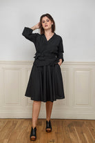 Jupe TENKO noire courte - CATHERINE VALENTIN