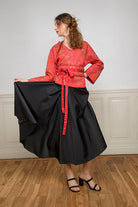 Jupe TENKO noire longue - CATHERINE VALENTIN