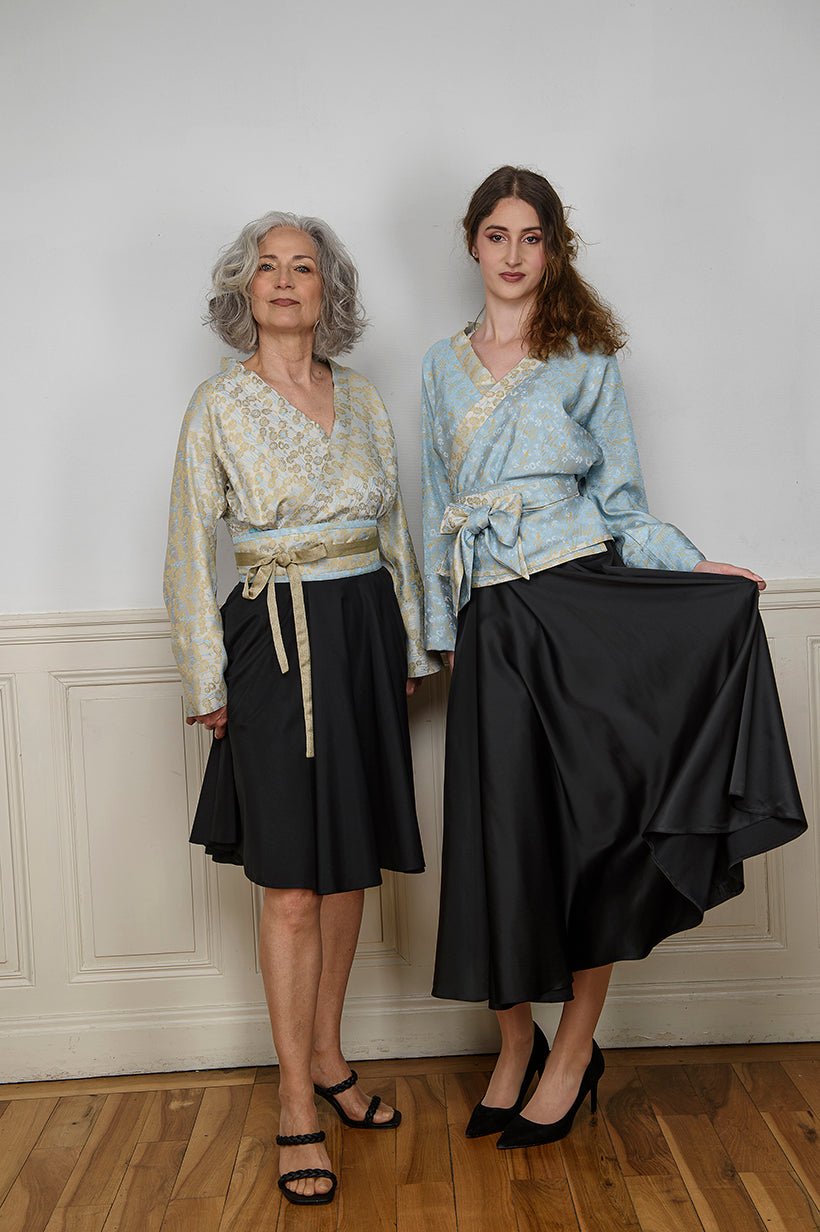 Jupe TENKO noire longue - CATHERINE VALENTIN