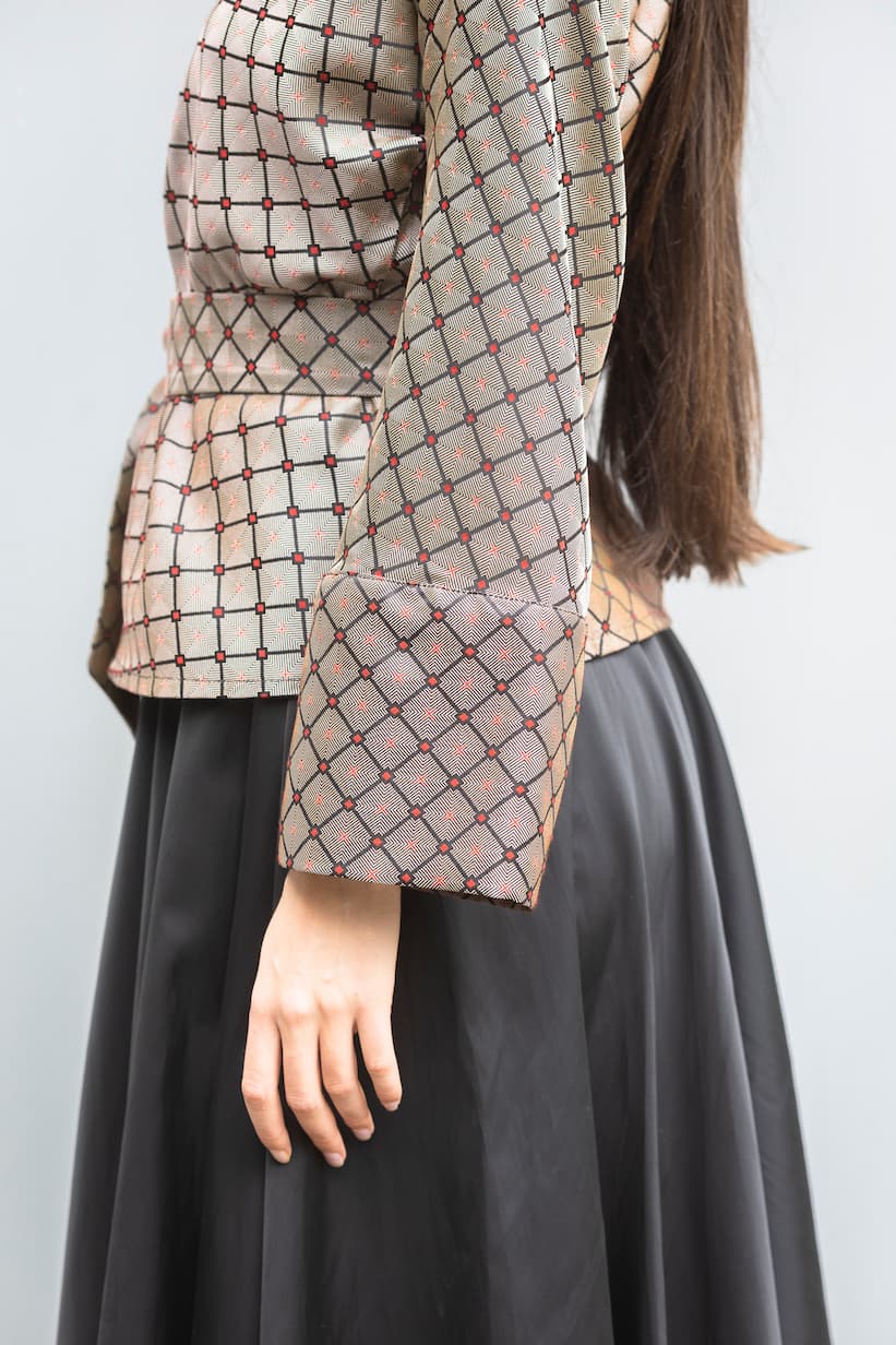 Jupe TENKO noire midi mi - longue (Copie) - CATHERINE VALENTIN