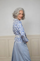 Kimono BANINA bleu - CATHERINE VALENTIN