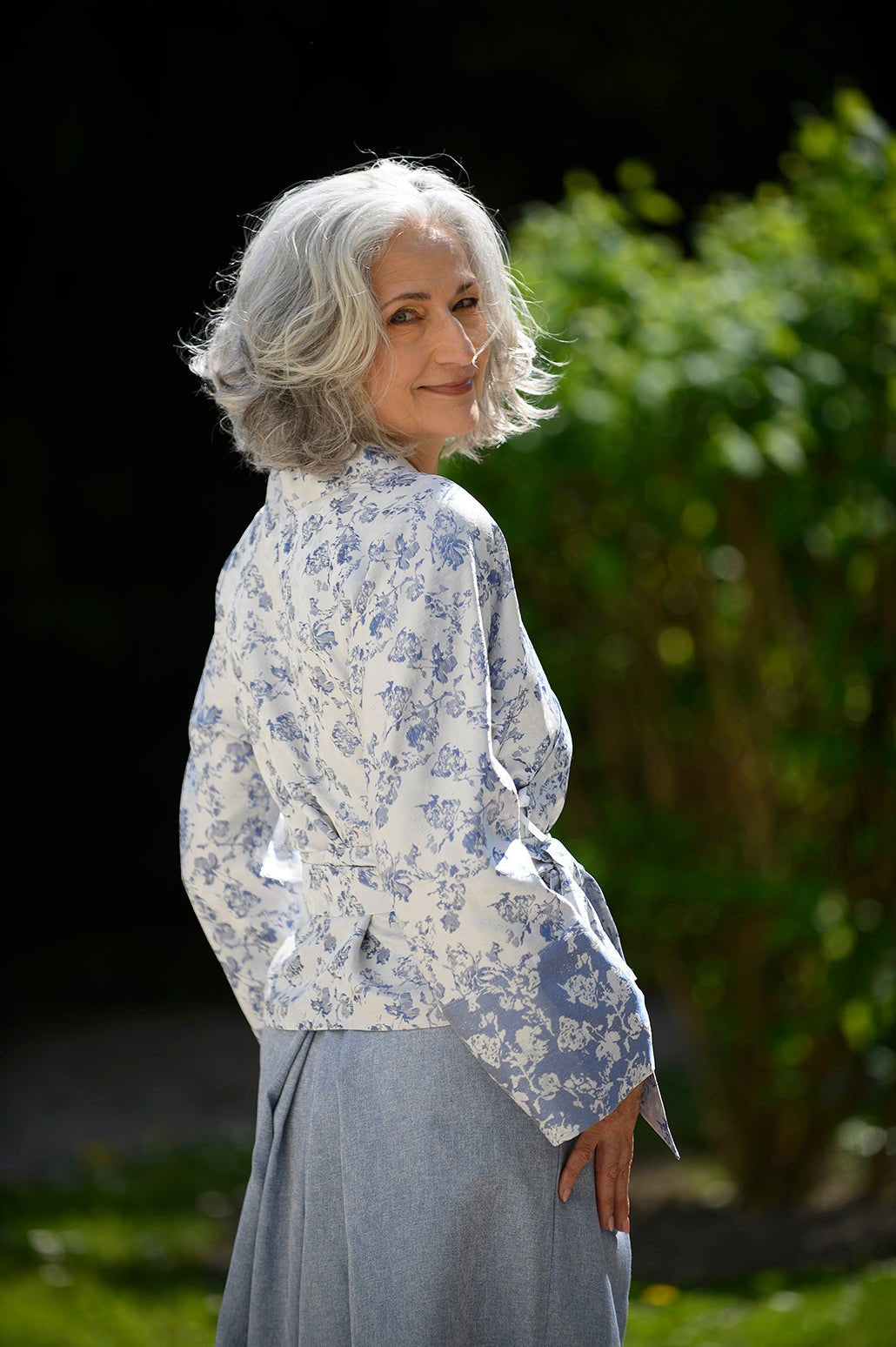 Kimono BANINA bleu - CATHERINE VALENTIN