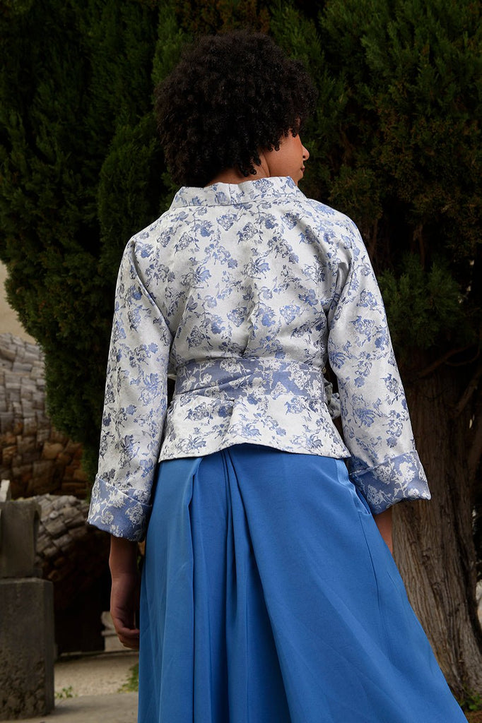 Kimono BANINA bleu - CATHERINE VALENTIN