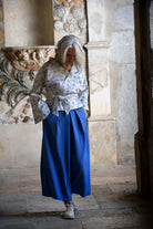 Kimono BANINA bleu mariage - CATHERINE VALENTIN