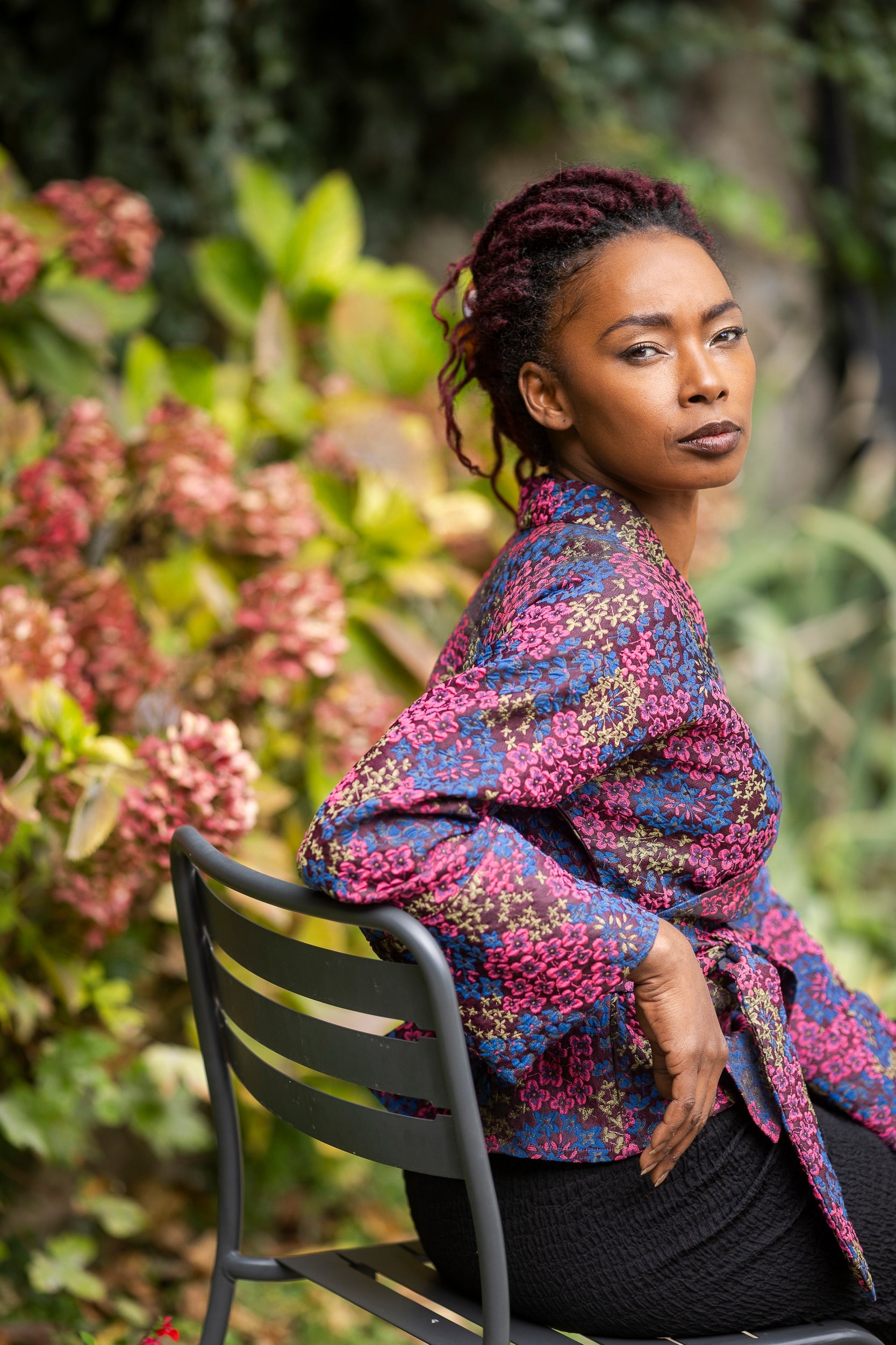 Kimono HANABI bleu - CATHERINE VALENTIN