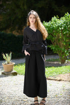 Kimono KAGOME bleu/rouge - CATHERINE VALENTIN