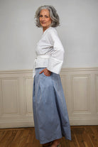 Kimono NODO blanc plusieurs OBI - CATHERINE VALENTIN