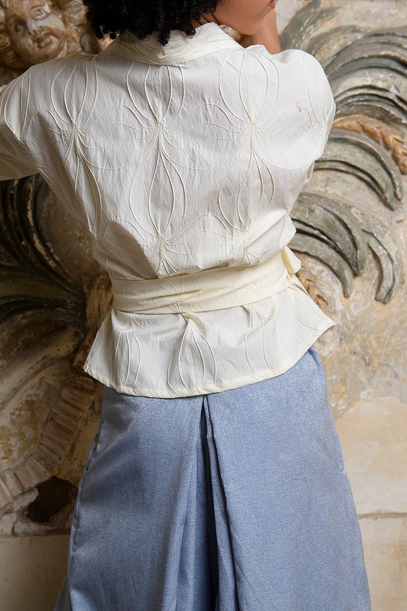 Kimono NODO fleurs - CATHERINE VALENTIN