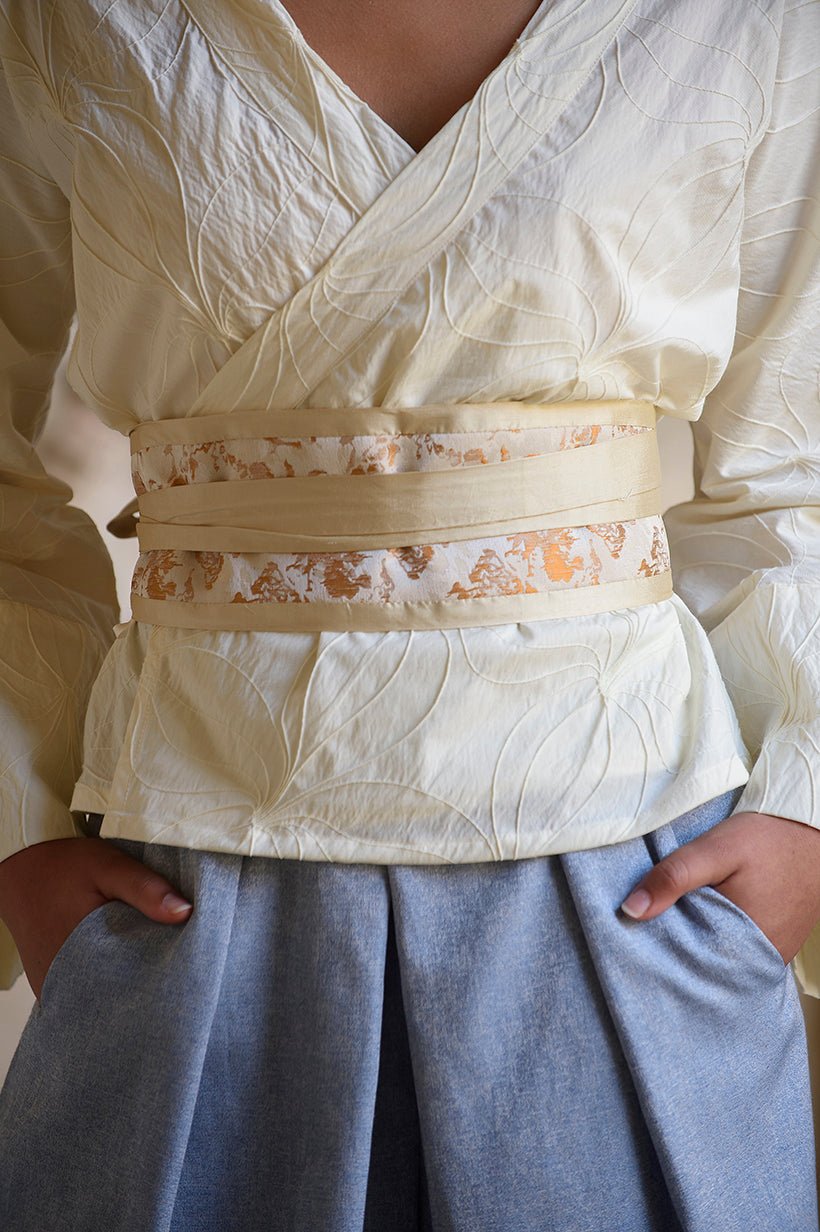 Kimono NODO fleurs - CATHERINE VALENTIN