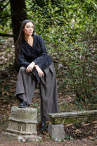 Kimono NODO noir - CATHERINE VALENTIN