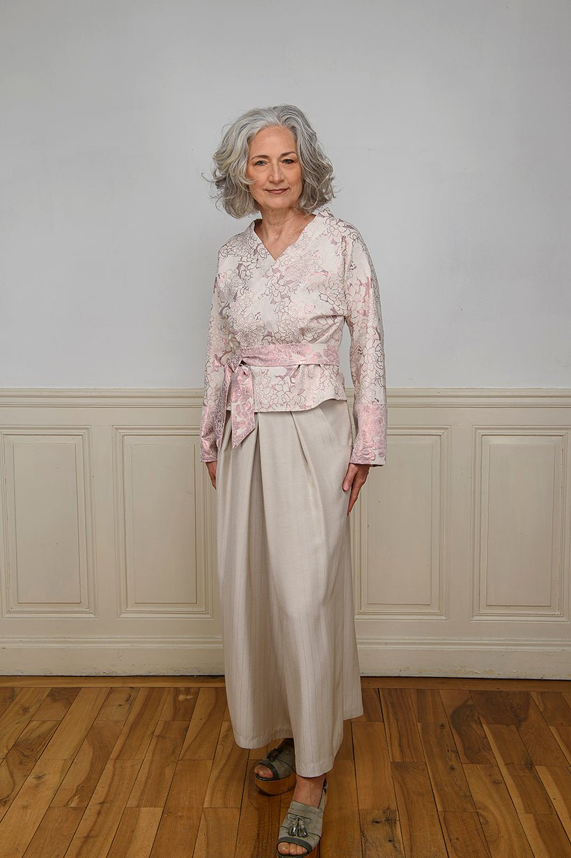 Kimono SAKURA rose - CATHERINE VALENTIN