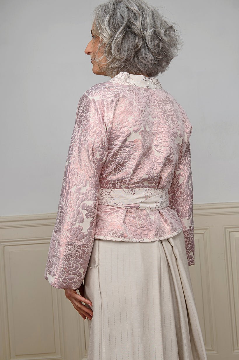 Kimono SAKURA rose - CATHERINE VALENTIN