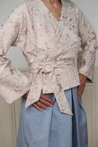 Kimono SAKURA rose - CATHERINE VALENTIN