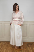 Kimono SAKURA rose nude MARIAGE - CATHERINE VALENTIN