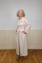 Kimono SAKURA rose nude MARIAGE - CATHERINE VALENTIN