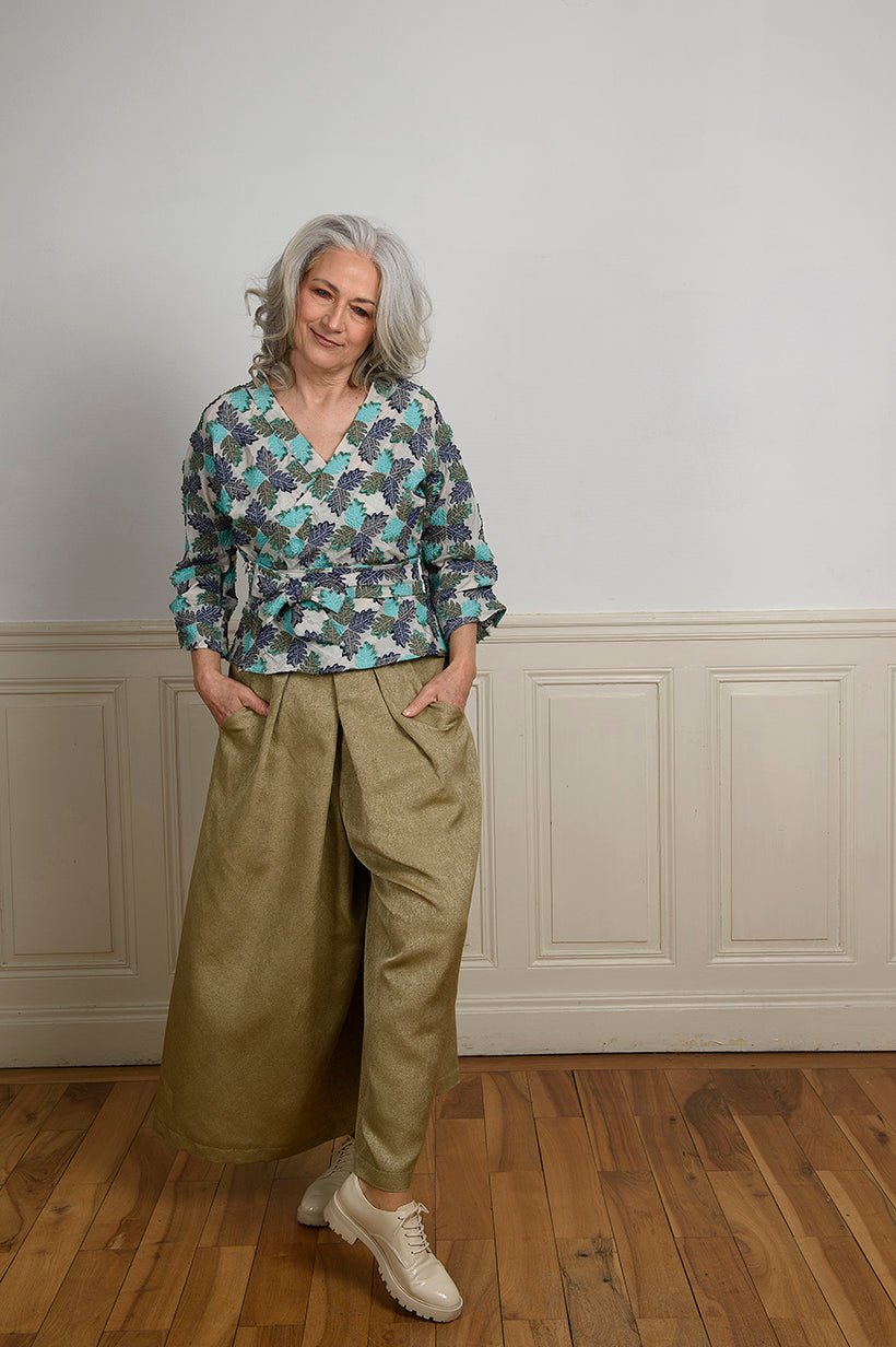Kimono STUPA Bleu - CATHERINE VALENTIN