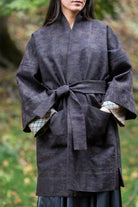 Manteau Kimono AKI marron - CATHERINE VALENTIN