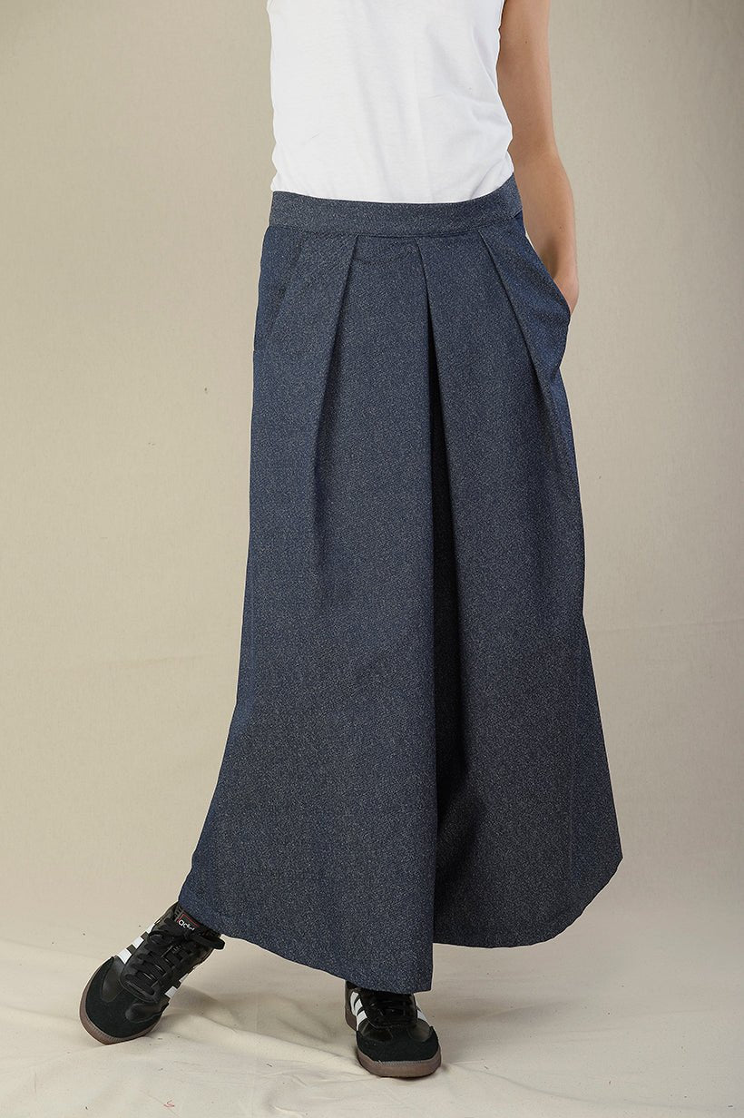 Pantalon hakama femme KOJIMA jean bleu - CATHERINE VALENTIN