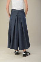 Pantalon hakama femme KOJIMA jean bleu - CATHERINE VALENTIN