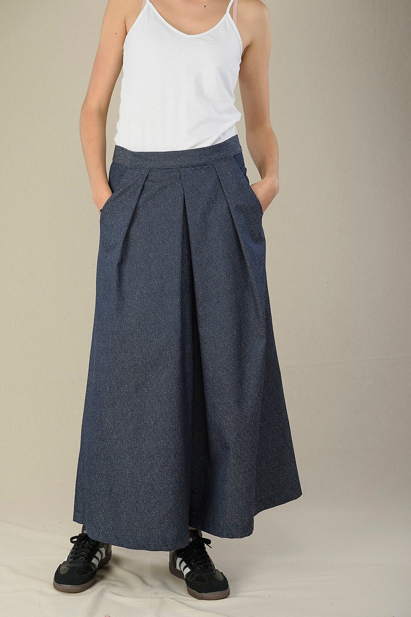 Pantalon hakama femme KOJIMA jean bleu - CATHERINE VALENTIN