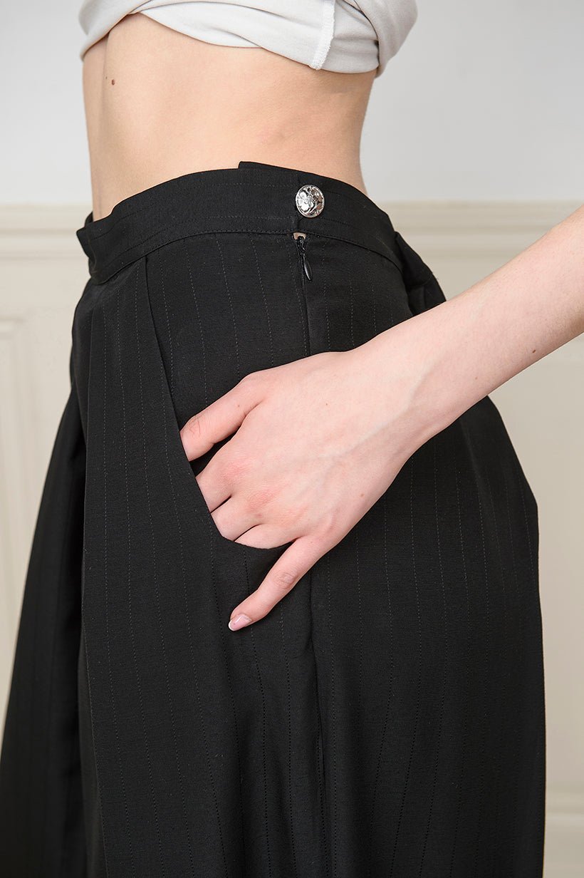 Pantalon hakama JIMA noir - CATHERINE VALENTIN