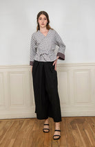 Pantalon hakama JIMA noir - CATHERINE VALENTIN