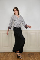 Pantalon hakama JIMA noir - CATHERINE VALENTIN