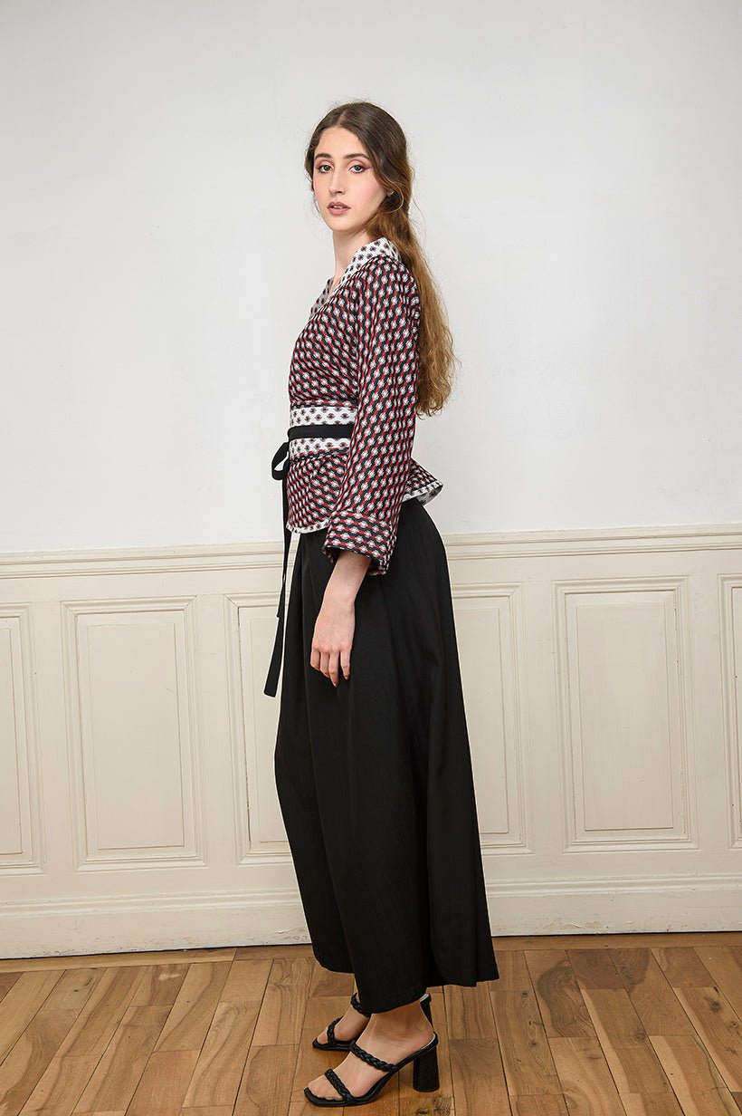 Pantalon hakama JIMA noir - CATHERINE VALENTIN