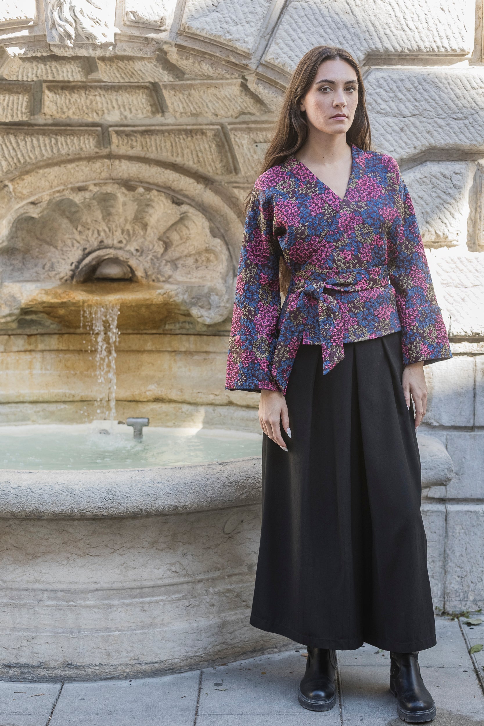 Pantalon hakama JIMA noir - CATHERINE VALENTIN