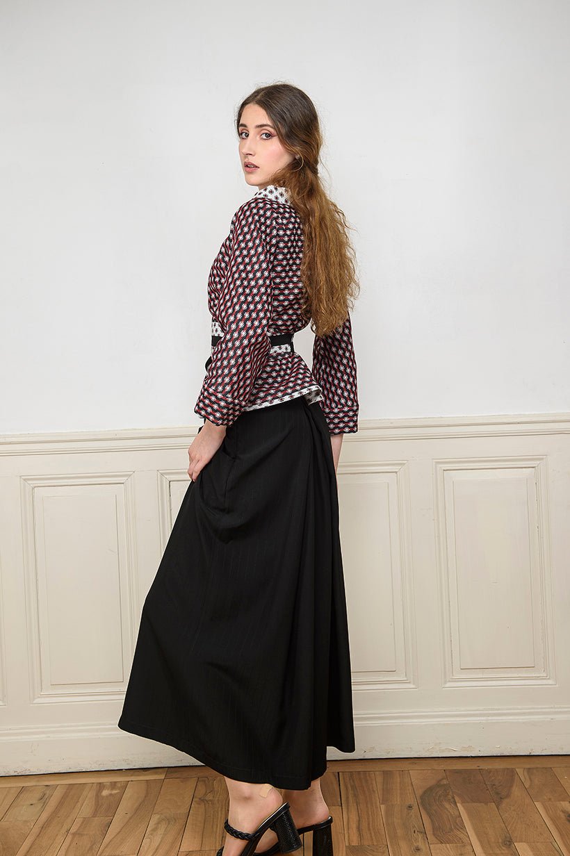 Pantalon hakama JIMA noir - CATHERINE VALENTIN