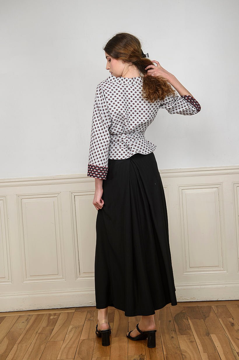 Pantalon hakama JIMA noir - CATHERINE VALENTIN