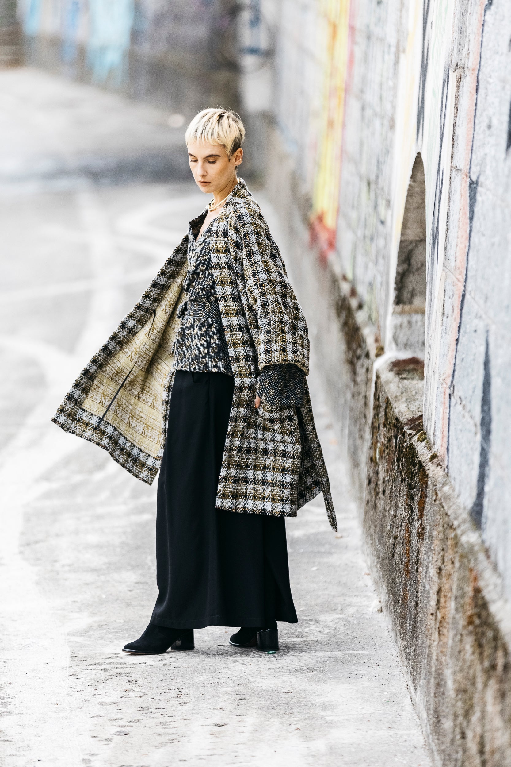 Pantalon hakama JIMA noir - CATHERINE VALENTIN