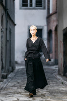 Pantalon hakama JIMA noir - CATHERINE VALENTIN