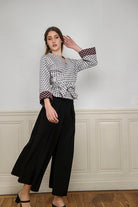 Pantalon hakama JIMA noir - CATHERINE VALENTIN