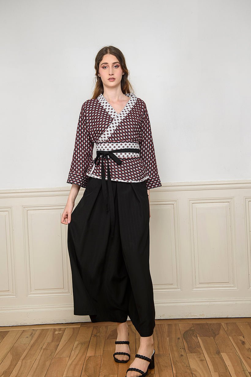 Pantalon hakama JIMA noir - CATHERINE VALENTIN