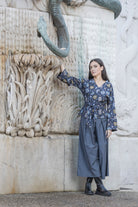 Pantalon hakama JINSU bleu - CATHERINE VALENTIN