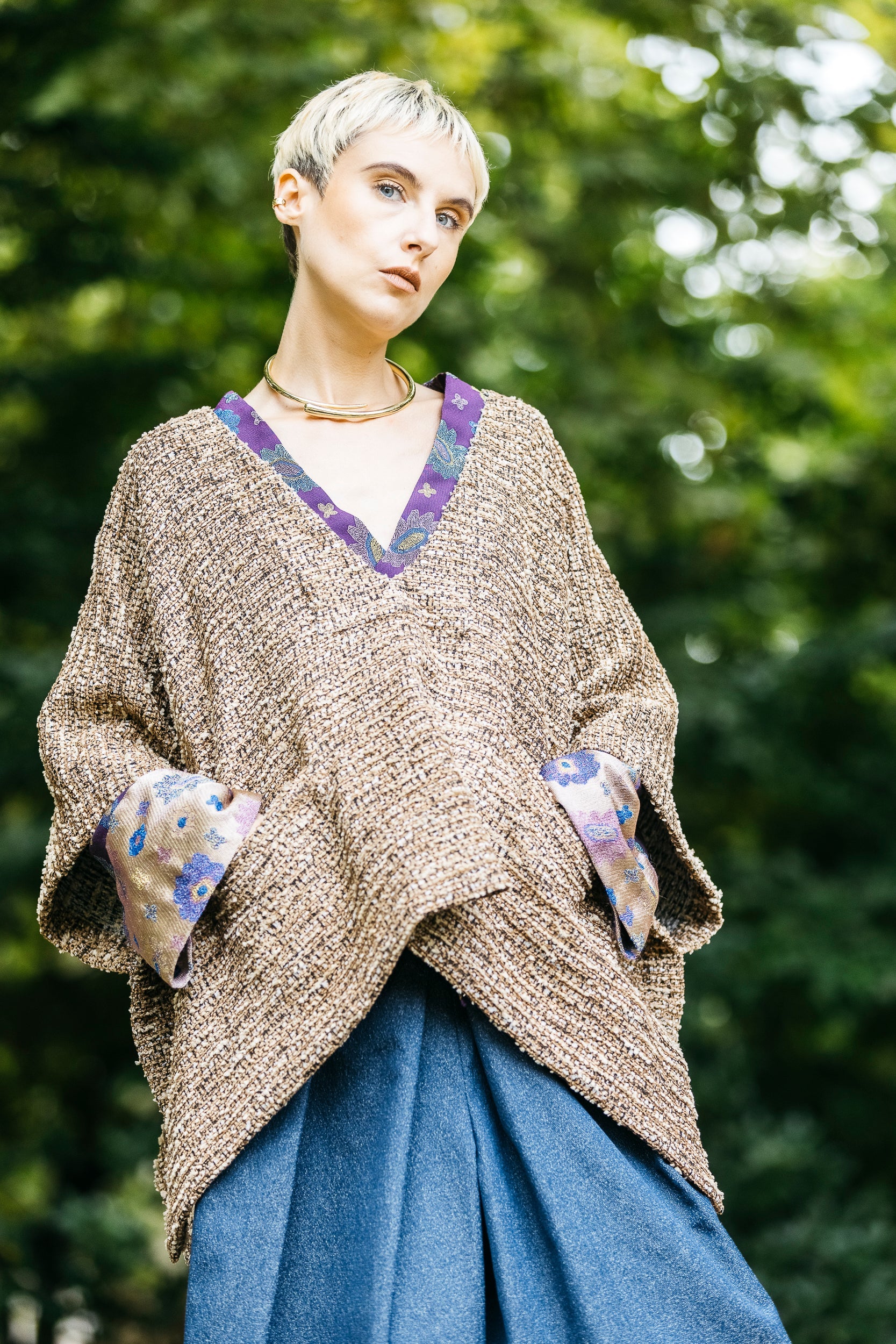 Ponchomono KEIKO camel - CATHERINE VALENTIN