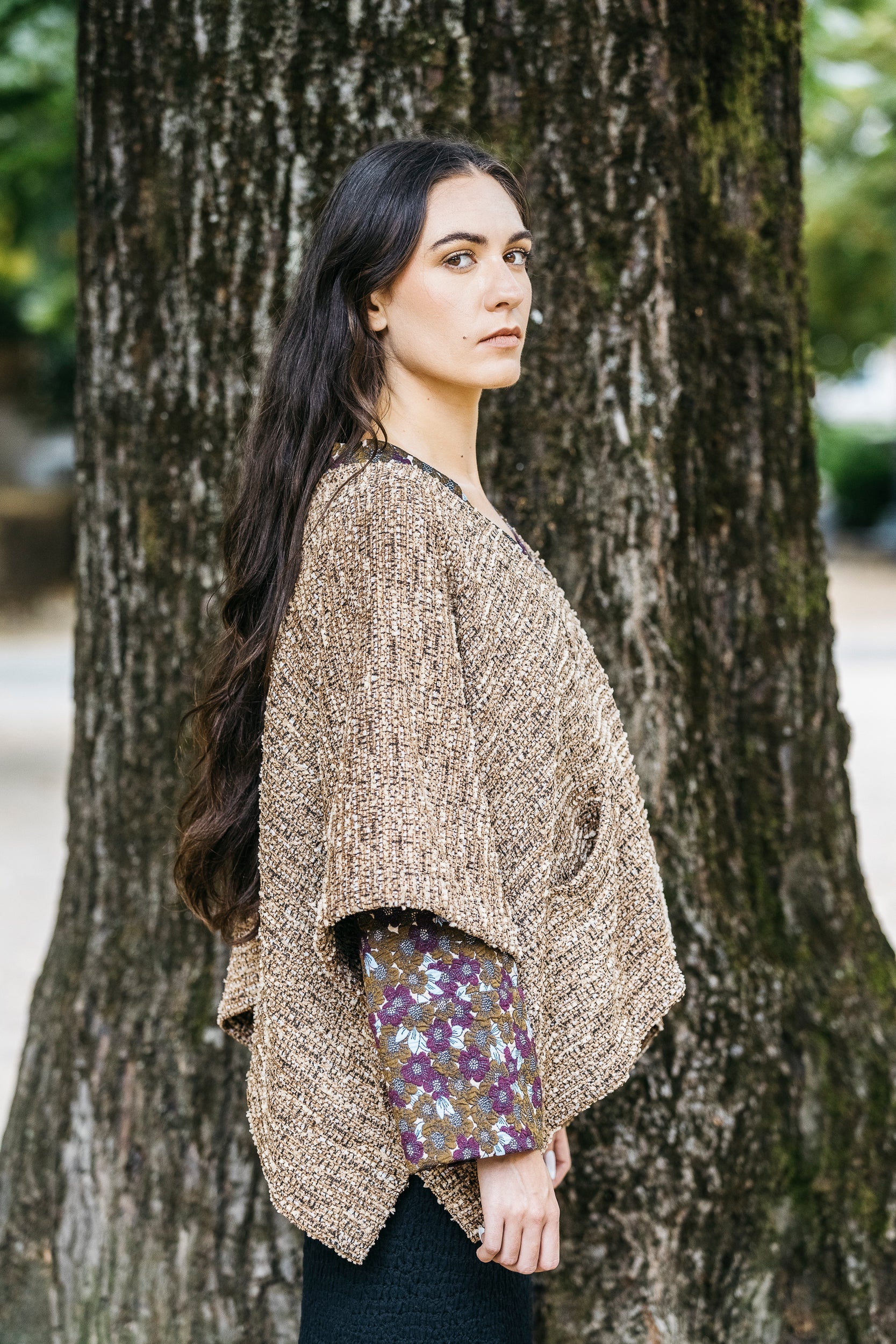 Ponchomono KEIKO camel - CATHERINE VALENTIN