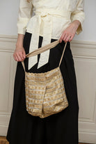 Sac KAIMONO jaune d'or - CATHERINE VALENTIN