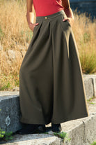 pantalon hakama KATSU kaki - devant CATHERINE VALENTIN