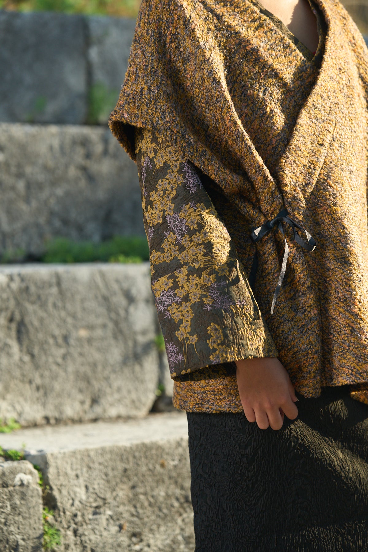 gros plan côté droit du kimono
