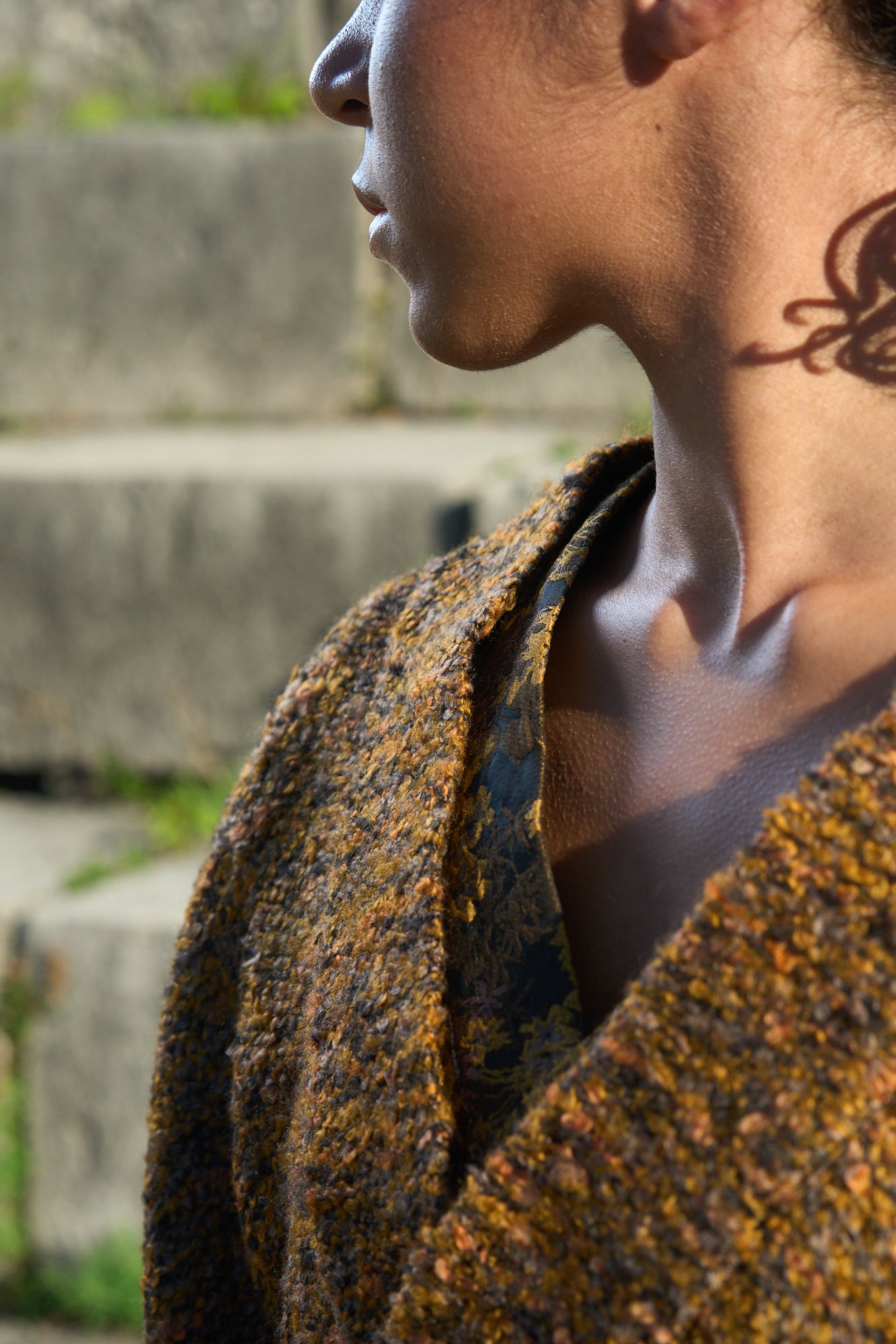 vue encolure du kimono