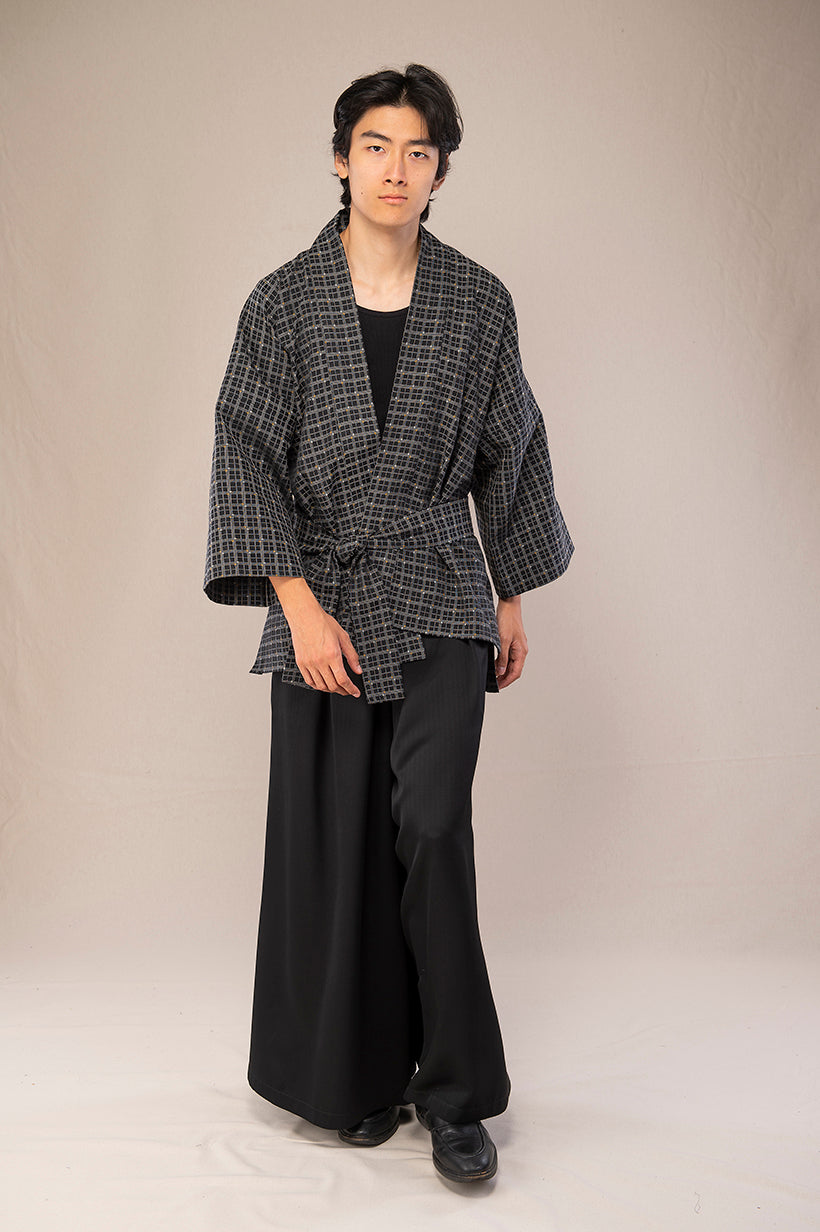 Kimono version longue & hakam KURO