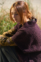Kimono YUTTARI coloris aubergine
